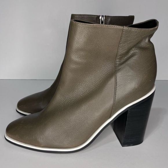 Sol Sana Fox Olive Ankle Boot Size 40 - Picture 12 of 13
